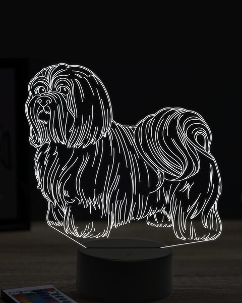 Beling 3D lampa, Ši-cu, 7 farebná JAK7