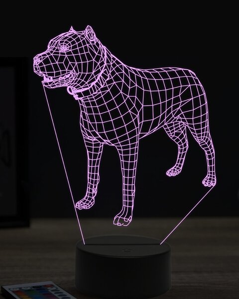 Beling 3D lampa, Stafodr 2, 7 farebná JAK6