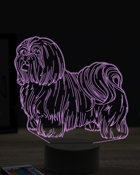 Beling 3D lampa, Ši-cu, 7 farebná JAK7