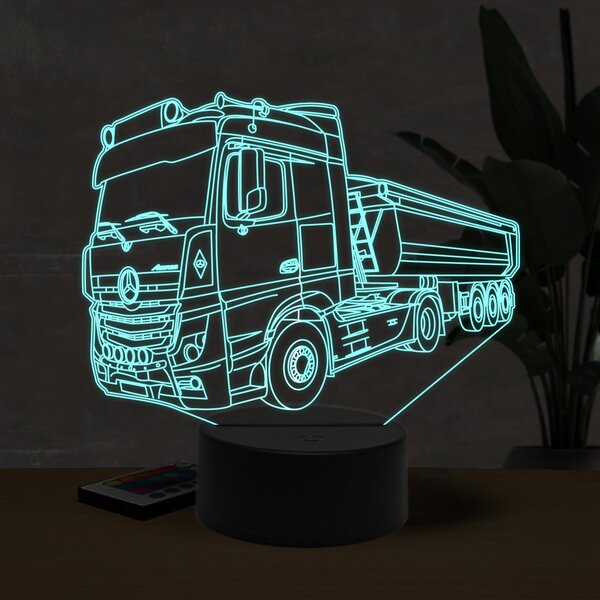 Beling 3D lampa, Mercedes Actros 1853, 16 farebná O1