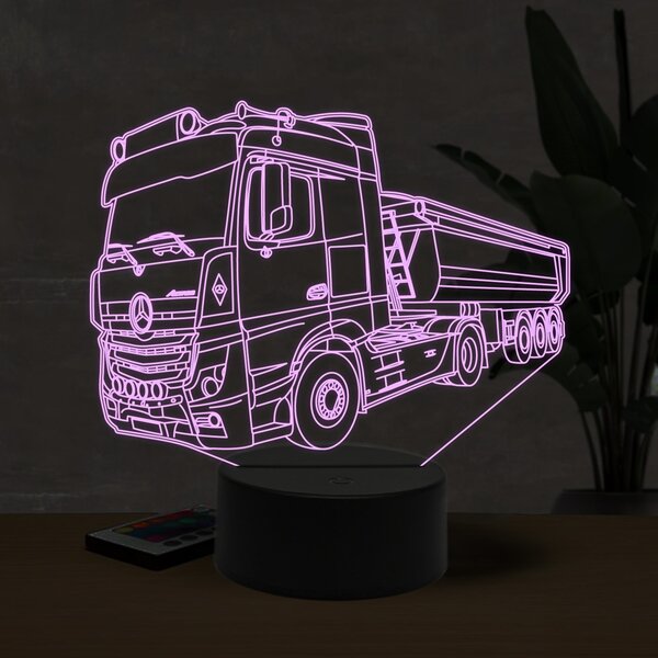 Beling 3D lampa, Mercedes Actros 1853, 16 farebná O1