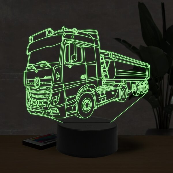 Beling 3D lampa, Mercedes Actros 1853, 16 farebná O1