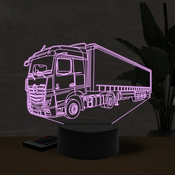 Beling 3D lampa, Mercedes Actros 1848, 16 farebná O5