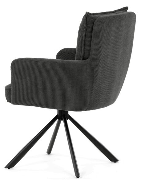 Jedálenská stolička sivá HC-X1128 GREY2