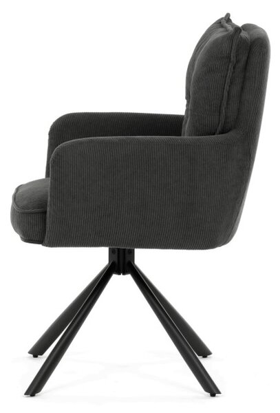 Jedálenská stolička sivá HC-X1128 GREY2