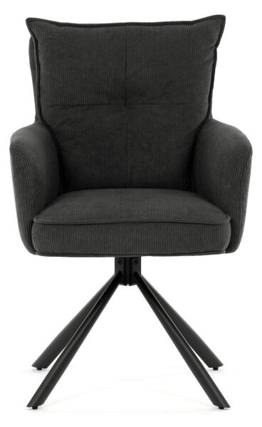 Jedálenská stolička sivá HC-X1128 GREY2