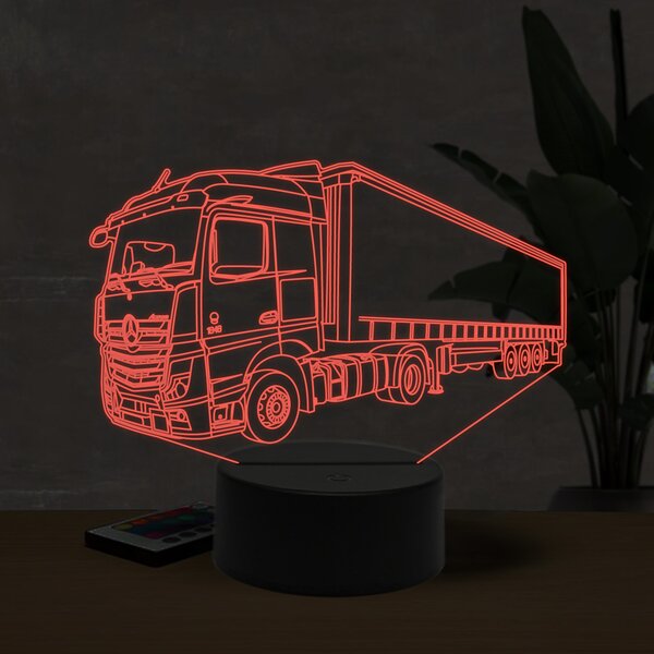 Beling 3D lampa, Mercedes Actros 1848, 16 farebná O5