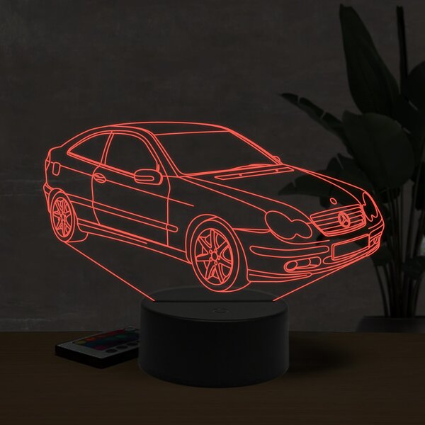 Beling 3D lampa, Mercedes CL203, 16 farebná O9