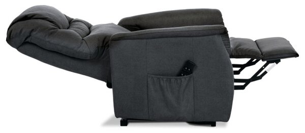 Polohovacie kreslo sivé, elektrické TV-1171 GREY2