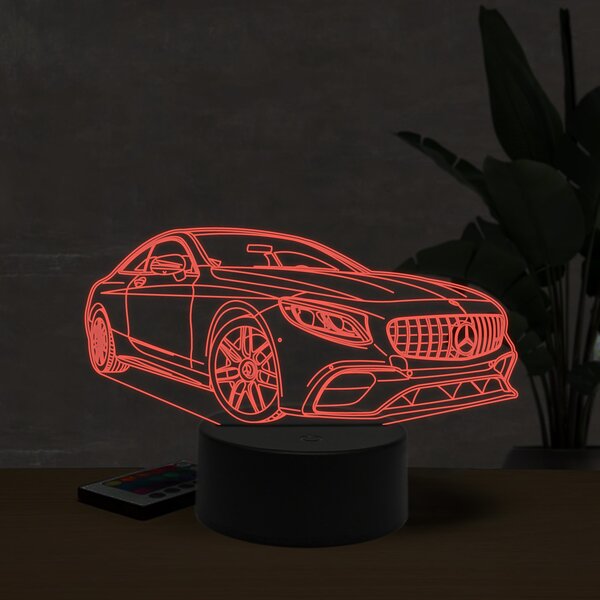 Beling 3D lampa, 2018 Mercedes S class coupe, 16 farebná O11