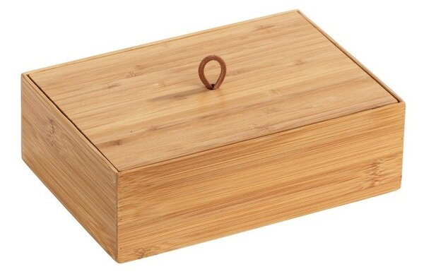 Bambusový box s vekom Wenko Terra, šírka 22 cm