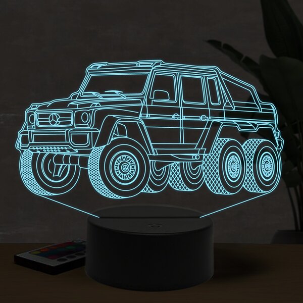 Beling 3D lampa, Mercedes-Benz G63 AMG, 16 farebná O14
