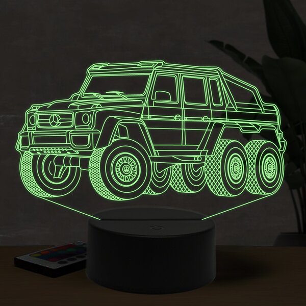 Beling 3D lampa, Mercedes-Benz G63 AMG, 16 farebná O14