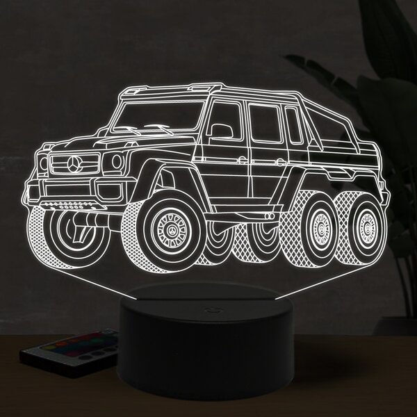 Beling 3D lampa, Mercedes-Benz G63 AMG, 16 farebná O14