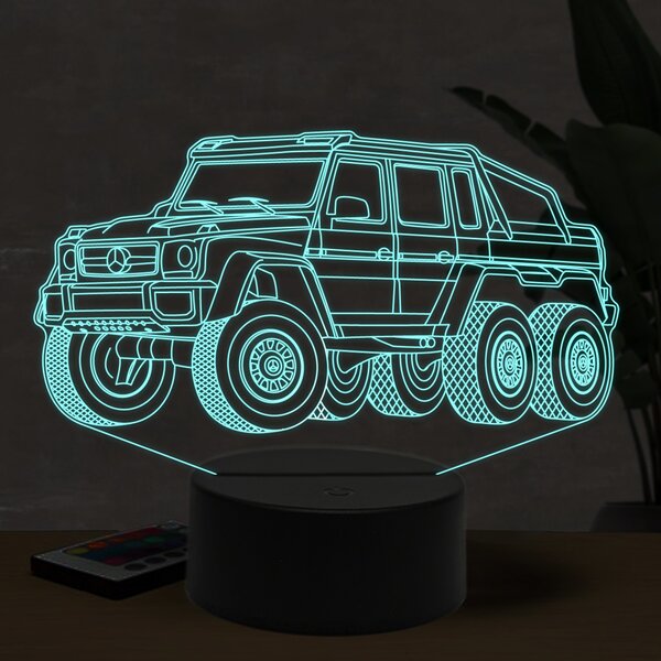 Beling 3D lampa, Mercedes-Benz G63 AMG, 16 farebná O14