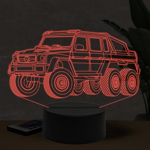 Beling 3D lampa, Mercedes-Benz G63 AMG, 16 farebná O14