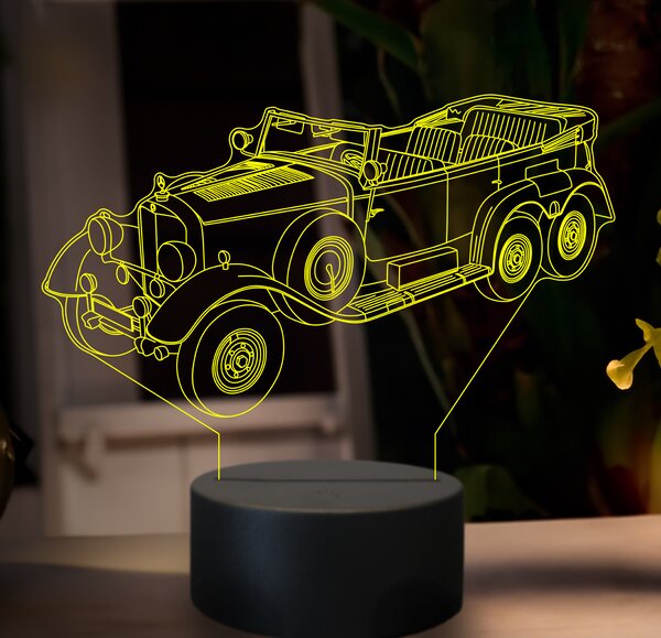 Beling 3D lampa, Mercedes w31 G4, 7 farebná GF3