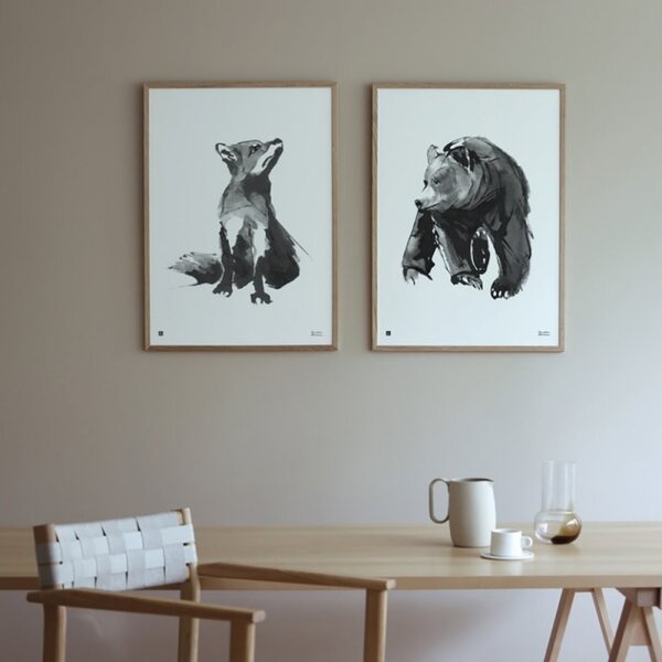 Teemu Järvi Plagát s motívom líšky Red Fox 50x70