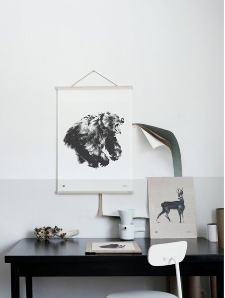 Teemu Järvi Plagát s motívom medveďa Roaring bear 50x70