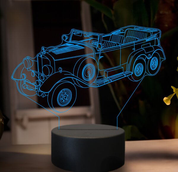 Beling 3D lampa, Mercedes w31 G4, 7 farebná GF3