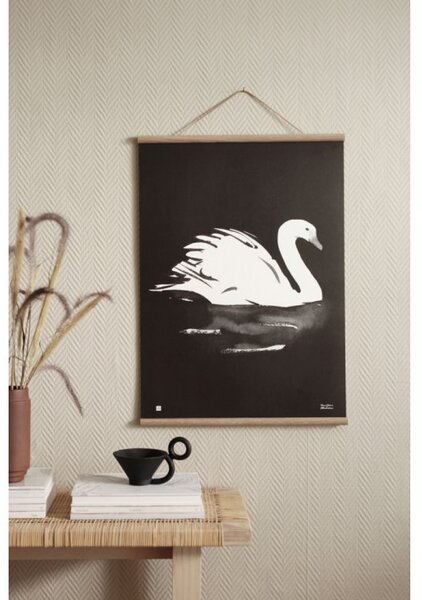 Teemu Järvi Plagát s motívom labute Swan 50x70