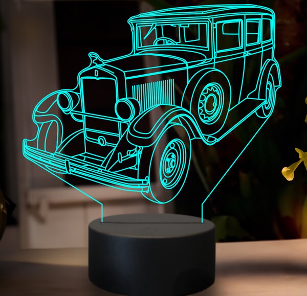 Beling 3D lampa,Praga Alfa, 7 farebná GF4