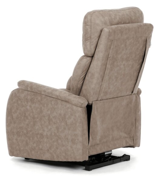 Polohovacie kreslo béžové, elektrické TV-L8904 LAN3