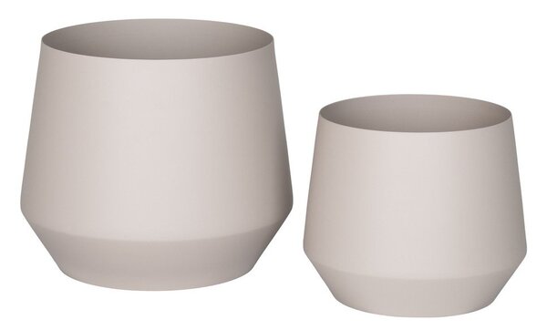 Kovové obaly na kvetináče v súprave 2 ks ø 25 cm Trofa – House Nordic
