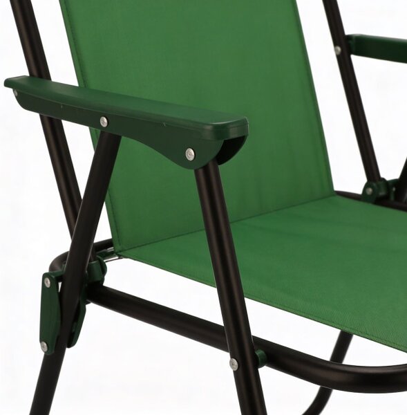 Záhradná skladacia stolička VERDE zelená