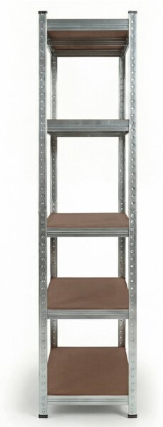 Regál 90x180x40 cm strieborný AUR-G2090 SIL