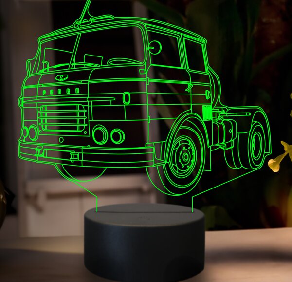 Beling 3D lampa,Praga S5T-2-TN, 7 farebná GF9