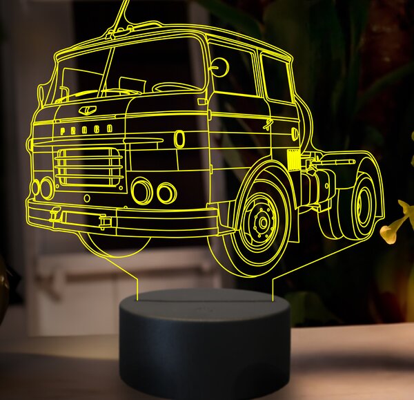Beling 3D lampa,Praga S5T-2-TN, 7 farebná GF9