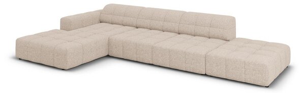 Béžová rohová pohovka (ľavý roh) Chicago – Cosmopolitan Design