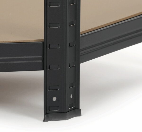Regál 75x180x75 cm čierny AUR-G2075 BK