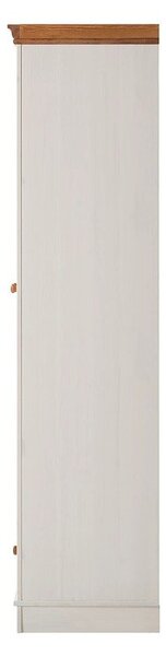 Biela šatníková skriňa z borovicového dreva 65x180 cm Anita – Støraa