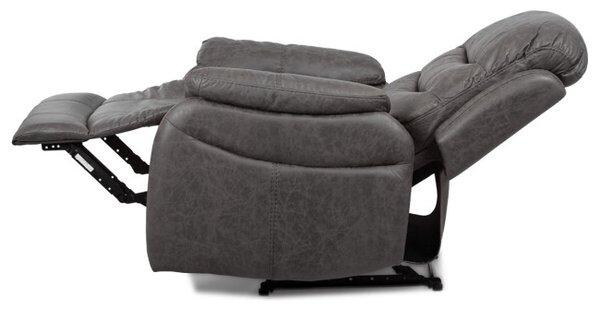Polohovacie kreslo sivé TV-4086 GREY
