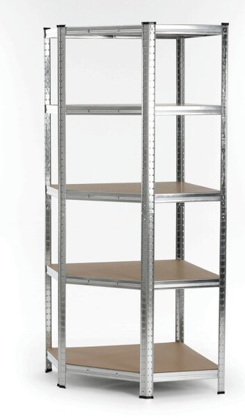 Regál 75x180x75 cm strieborný AUR-G2075 SIL