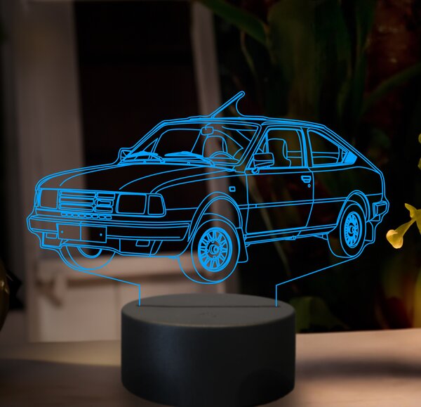 Beling 3D lampa, škoda rapid 135, 7 farebná GF11