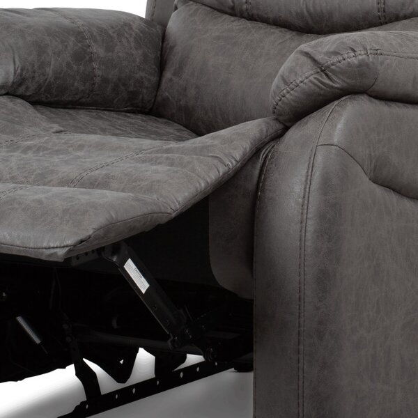 Polohovacie kreslo sivé TV-4086 GREY
