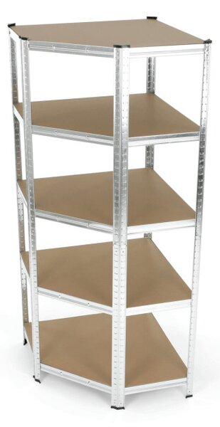 Regál 75x180x75 cm strieborný AUR-G2075 SIL