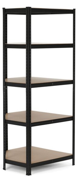 Regál 75x180x75 cm čierny AUR-G2075 BK