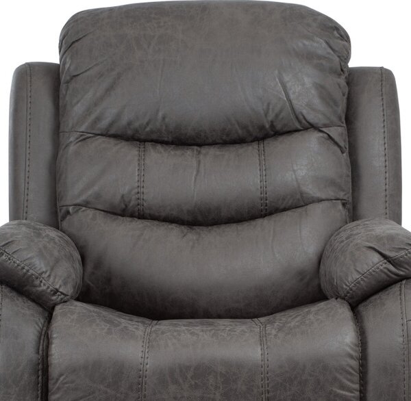 Polohovacie kreslo sivé TV-4086 GREY