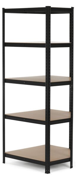 Regál 75x180x75 cm čierny AUR-G2075 BK