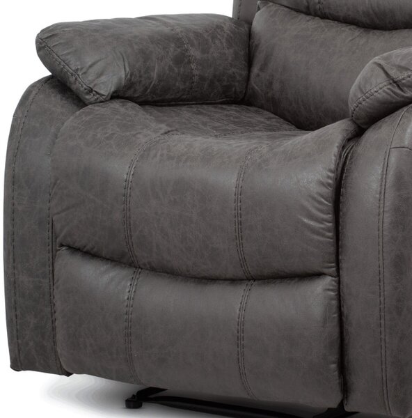 Polohovacie kreslo sivé TV-4086 GREY