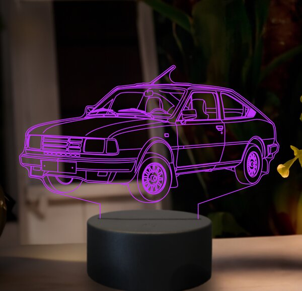 Beling 3D lampa, škoda rapid 135, 7 farebná GF11
