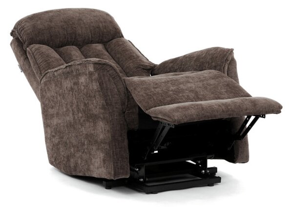 Polohovacie kreslo hnedé, elektrické TV-H9727 BR2