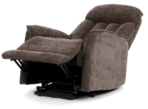 Polohovacie kreslo hnedé, elektrické TV-H9727 BR2