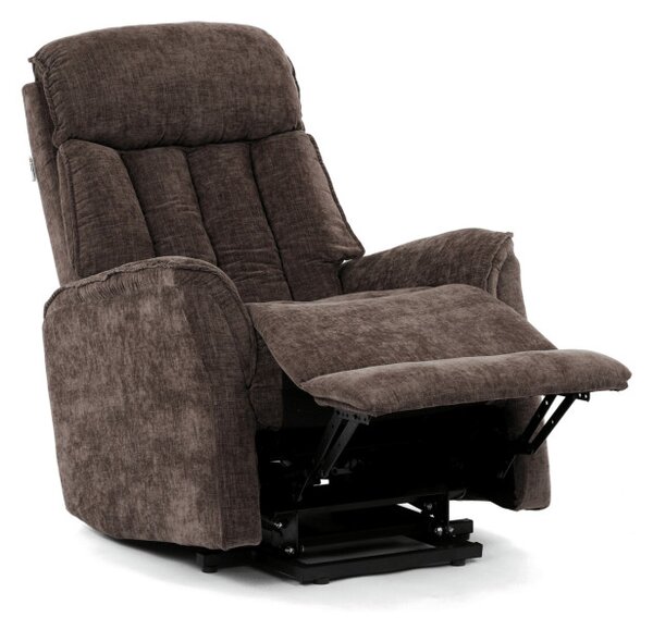 Polohovacie kreslo hnedé, elektrické TV-H9727 BR2