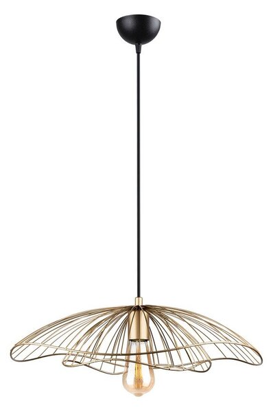 Závesné svietidlo v zlatej farbe Squid Lighting Root, výška 111 cm