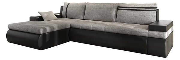 Mirjan24 Rohová sedacia súprava Sofia, Dostupné poťahy: ekokoža Soft 017 + Antara 2021, Strana: pravá 5902928085273